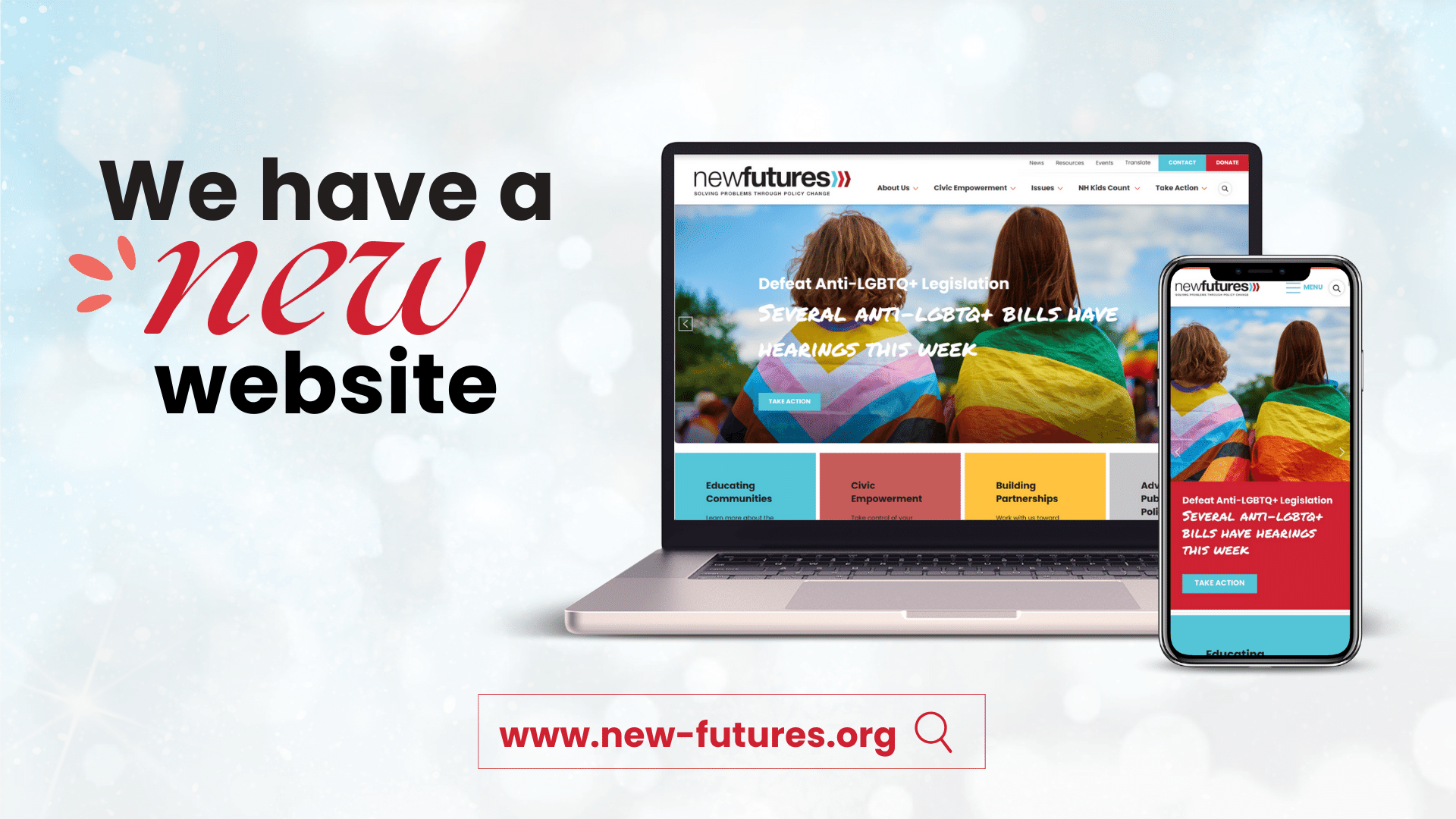 New Futures Unveils New Website